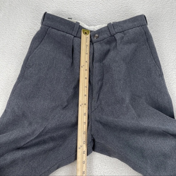 Christopher Dawes Exclusive Countrywear Sz UK10 Gray Riding Pants Wool Blend - Picture 5 of 12